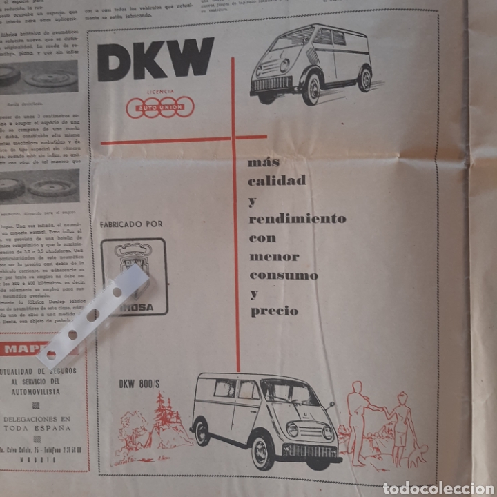 Paper Collecting Others: Publicidad furgoneta dkw 800 de 1961