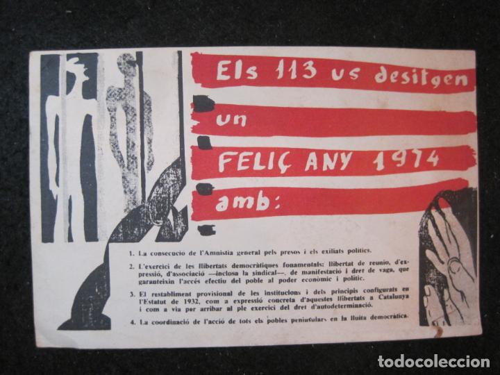 Sammelleidenschaft Andere Papierartikel: CATALUNYA-ELS 113 US DESITGEN UN FELI&Ccedil; ANY 1974-PRESOS I EXILIATS POLITICS-VER FOTOS-(K-4270)