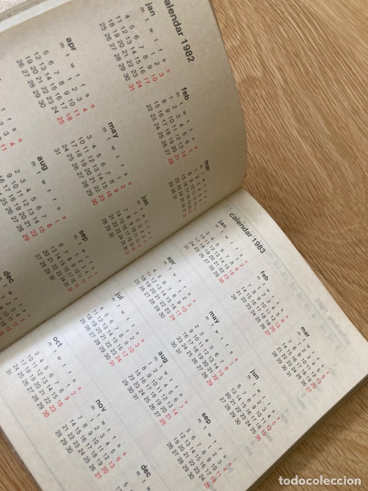 Otros art&iacute;culos de coleccionismo en papel: Agenda obsequio de SONY , 1982. - Foto 3