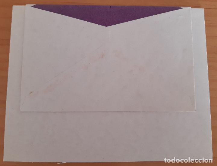 Outros artigos de papel: CONJUNTO HOJA Y SOBRE ACOLCHADO - PERFECTO ESTADO