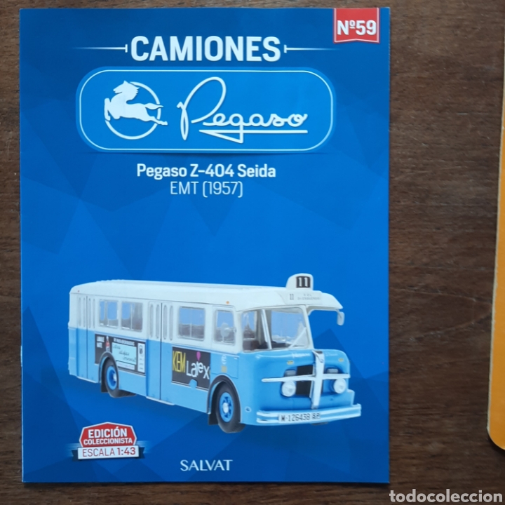 Otros art&iacute;culos de coleccionismo en papel: Fasciculo salvat n. 59 camiones pegaso autocar z-404 seida