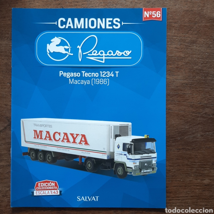 Otros art&iacute;culos de coleccionismo en papel: Fasciculo salvat n. 56 camion pegaso 1234 tecno