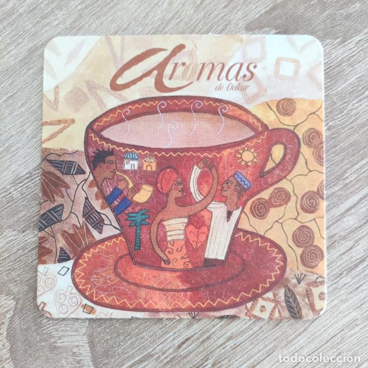 Sammelleidenschaft Andere Papierartikel: POSAVASOS - AROMAS DE DAKAR - CAFE