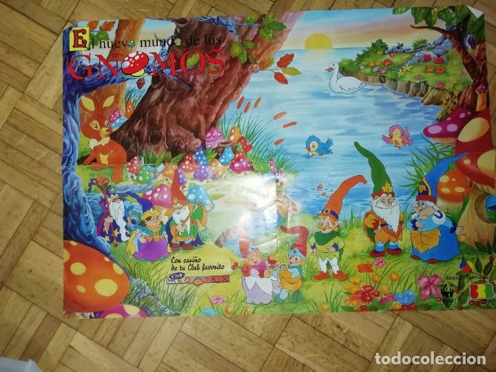 Sammelleidenschaft Andere Papierartikel: Lote 93. Poster Club Megatrix, el nuevo mundo de los Gnomos. 59 X 41 cm