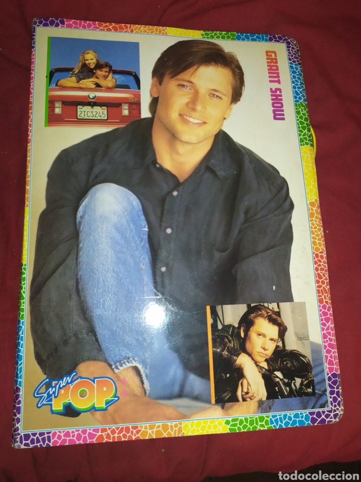 Otros Art&iacute;culos de Coleccionismo en Papel: S&Uacute;PER POP SUPERPOP CARPETA MELROSE PLACE GRANT SHOW