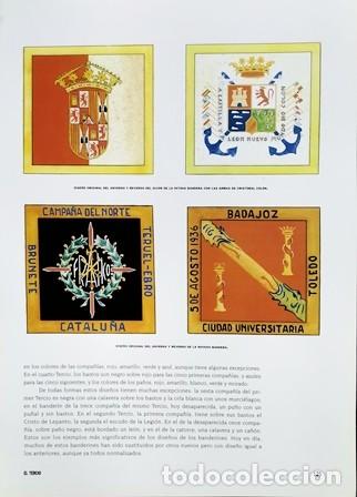 Otros art&iacute;culos de coleccionismo en papel: REPRODUCCION LA LEGION REVISTA DE LOS TERCIOS PAG. 125 DISE&Ntilde;O BANDERAS - LAMINAVARIOS-0115