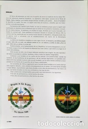 Otros art&iacute;culos de coleccionismo en papel: REPRODUCCION LA LEGION REVISTA DE LOS TERCIOS PAG. 107 HERALDICA - LAMINAVARIOS-0118