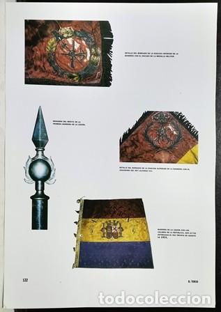 Otros art&iacute;culos de coleccionismo en papel: REPRODUCCION LA LEGION REVISTA DE LOS TERCIOS PAG. 124 DISE&Ntilde;OS BANDERAS - LAMINAVARIOS-0122