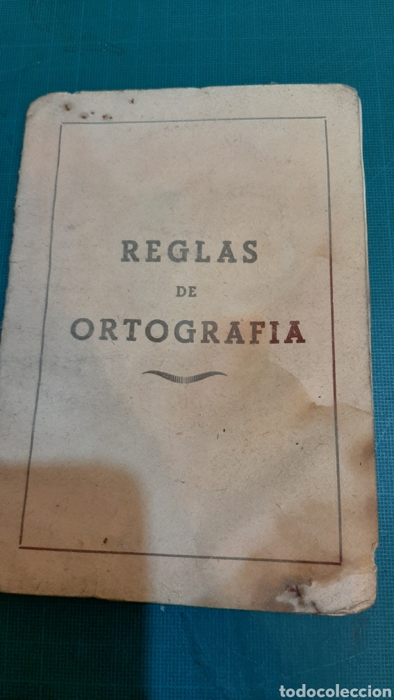 Collectionnisme Papier divers: LIBRER&Iacute;A BRU&Ntilde;O VALLADOLID REGLAS ORTOGR&Aacute;FIA