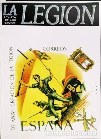 Otros art&iacute;culos de coleccionismo en papel: REPRODUCCION FOTOGRAFIA SELLO 50 ANIVERSARIO CREACION DE LA LEGION - LAMINAVARIOS-0137 ,2