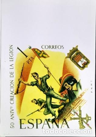 Otros art&iacute;culos de coleccionismo en papel: REPRODUCCION FOTOGRAFIA SELLO 50 ANIVERSARIO CREACION DE LA LEGION - LAMINAVARIOS-0139 ,2