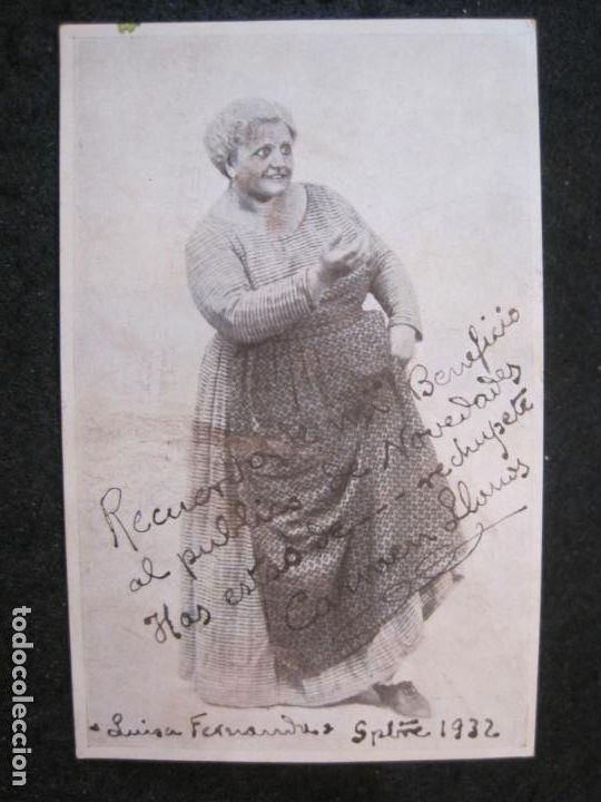Sammelleidenschaft Andere Papierartikel: TEATRO NOVEDADES-PROGRAMA A&Ntilde;O 1932 CARMEN LLANOS-FIESTA SAN ANTON-AUTOGRAFO IMPRESO-(84.994)