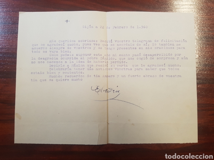 Otros art&iacute;culos de coleccionismo en papel: CARTA A&Ntilde;OS 60