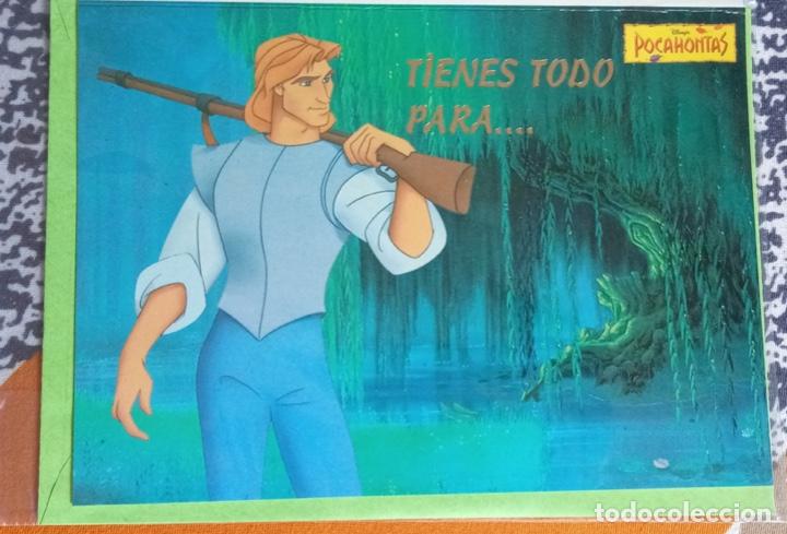 Otros Art&iacute;culos de Coleccionismo en Papel: Tarjeta Disney Pocahontas Nueva Cartorama A&ntilde;os 90