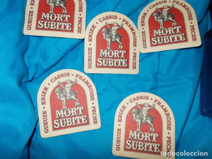 Collectionnisme Papier divers: LOTE DE 5 POSA VASOS A&Ntilde;OS 70 80 ,,MORT SUBITE CASSIS GUEUZE PECHE,