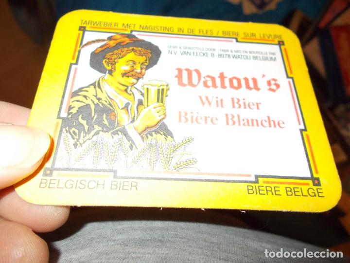 Collectionnisme Papier divers: POSA VASO WATOU S WIT BIER BIERE BLANCHE,BELGIUM ,BELGISCH BIER A&Ntilde;OS 70 80,,