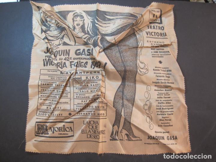 Sammelleidenschaft Andere Papierartikel: VICTORIA FOILES 1969-TEATRO VICTORIA-PROGRAMA DE TEATRO EN TELA-VER FOTOS-(K-4413)