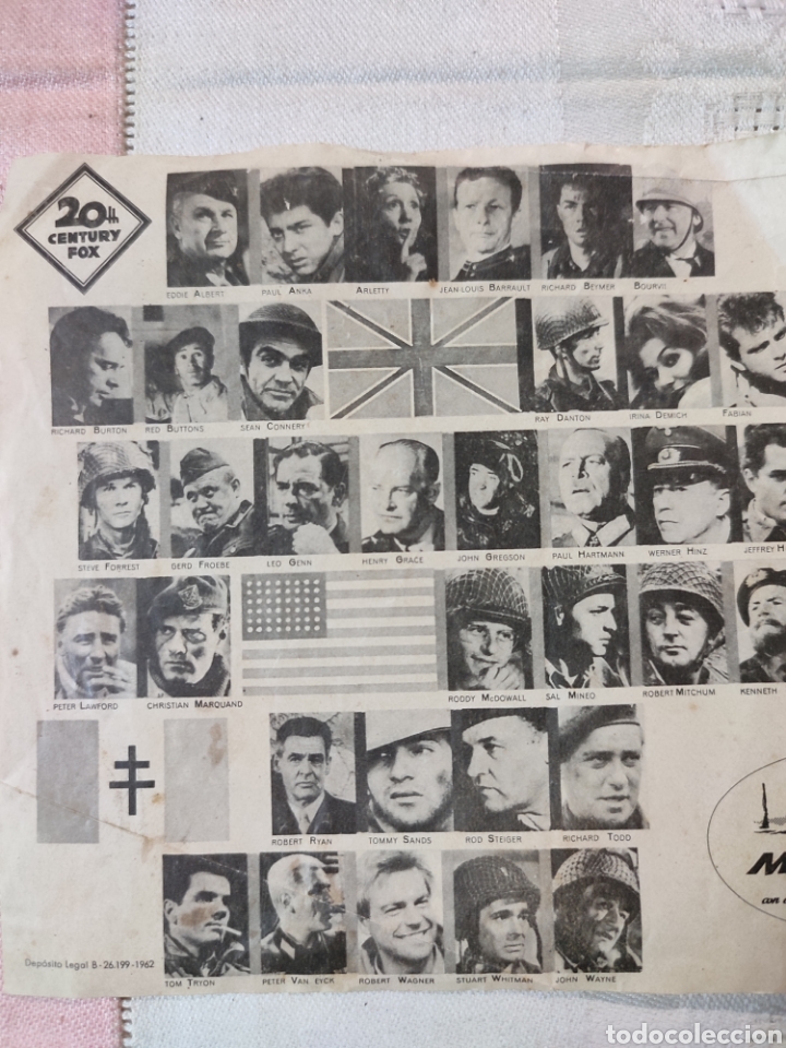 Outros artigos de papel: Folleto publicitario El d&iacute;a m&aacute;s largo Daniel Zanuck