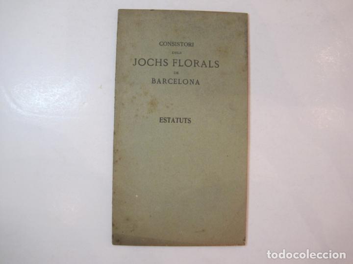 Collectionnisme Papier divers: CONSISTORI DELS JOCHS FLORALS DE BARCELONA-ESTATUTS-VER FOTOS-(K-4512)