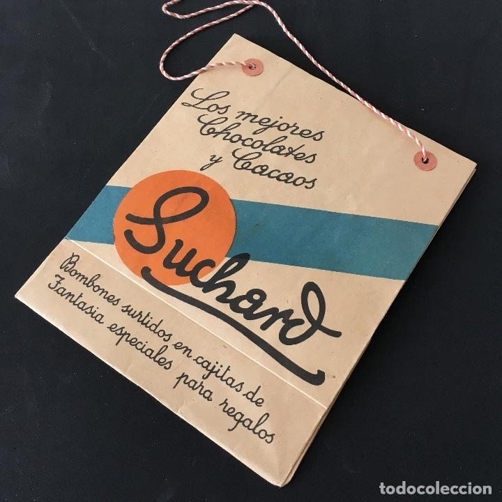 Otros art&iacute;culos de coleccionismo en papel: bolsa papel SUCHARD antigua - MILKA VELMA CAFOLA NARANJA