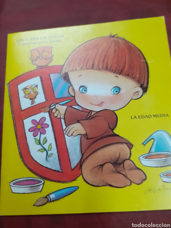 Otros Art&iacute;culos de Coleccionismo en Papel: HISTORIA EN COLOR.-LA EDAD MEDIA CUADERNO PARA PINTAR