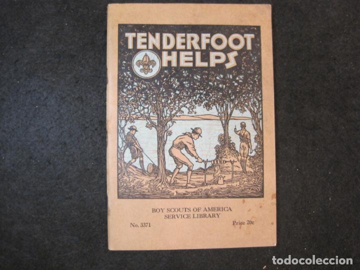Otros art&iacute;culos de coleccionismo en papel: TENDERFOOT HELPS-BOY SCOUTS OF AMERICA-SERVICE LIBRARY-A&Ntilde;O 1933-SCOUTS-ESCULTISMO-VER FOTOS-(K-4607)