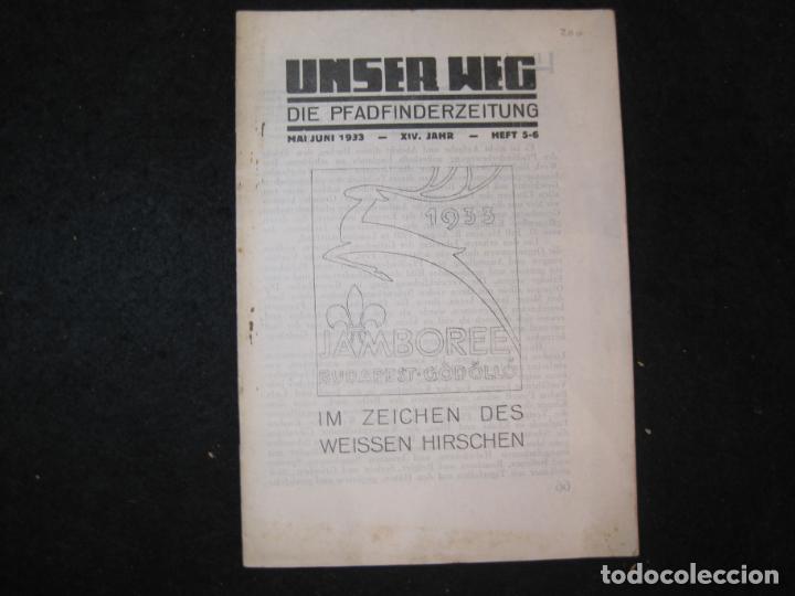 Otros art&iacute;culos de coleccionismo en papel: UNSER WEG-DIE PFAFINDERZEITUNG-A&Ntilde;O 1933-SCOUTS-ESCULTISMO-VER FOTOS-(K-4618)