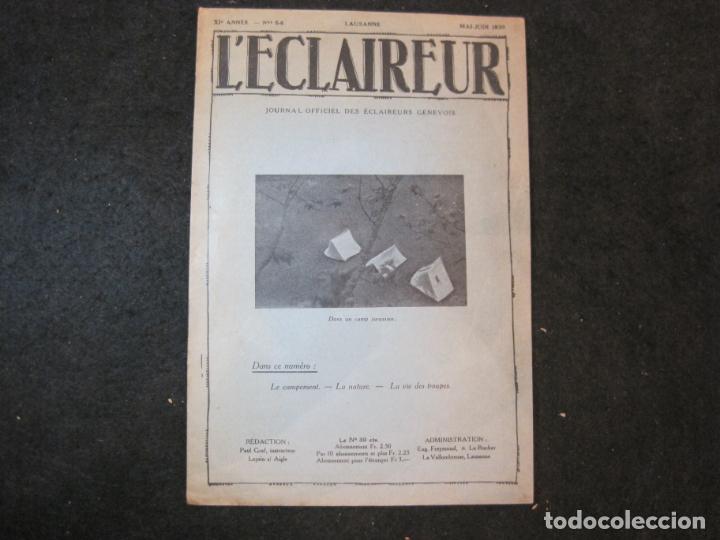 Otros art&iacute;culos de coleccionismo en papel: L'ECLAIREUR-LAUSANNE-A&Ntilde;O 1930-SCOUTS-ESCULTISMO-VER FOTOS-(K-4619)