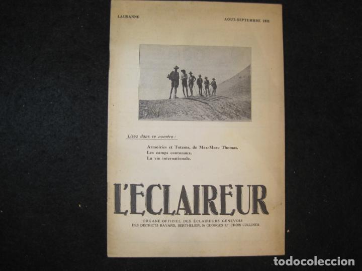 Outros artigos de papel: L'ECLAIREUR-LAUSANNE-A&Ntilde;O 1931-SCOUTS-ESCULTISMO-VER FOTOS-(K-4620)