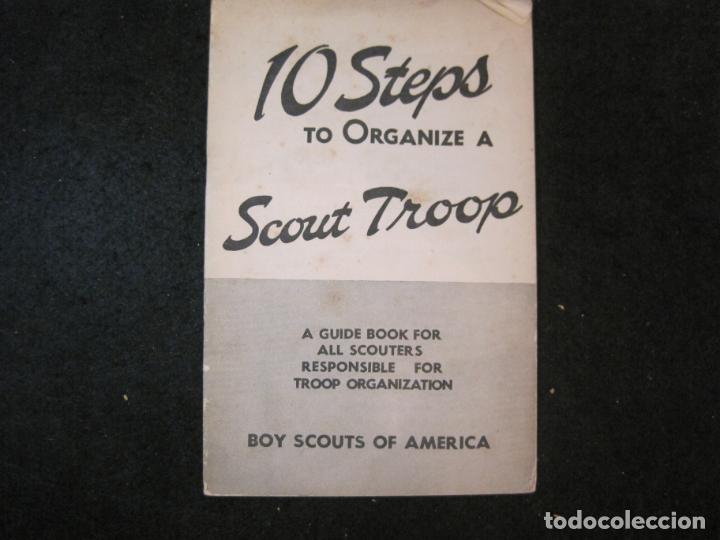 Otros art&iacute;culos de coleccionismo en papel: BOY SCOUTS OF AMERICA-10 STEPS TO ORGANIZE SCOUT TROOP-SCOUTS-ESCULTISMO-VER FOTOS-(K-4625)