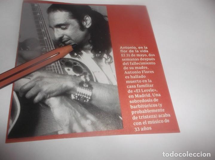Otros Art&iacute;culos de Coleccionismo en Papel: PEGATINA RECORTE A&Ntilde;O 1913 -CANTANTE ANTONIO FLORES ,MUERTO EN LA CASA EL LERELE .1993