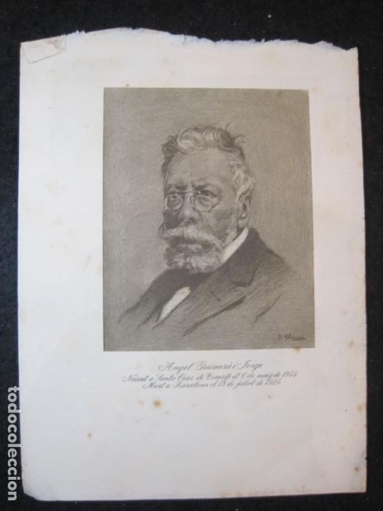 Outros artigos de papel: ANGEL GUIMERA I JORGE-NASCUT A SANTA CRUZ DE TENERIFE 1845-MORT A BARCELONA 1924-VER FOTOS-(K-4688)