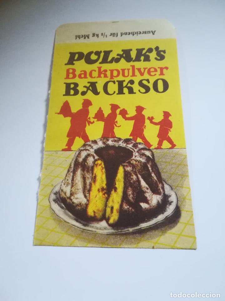 Collectionnisme Papier divers: ANTIGUO SOBRE DE POLAK'S BACKPULVER BACKSO. LEVADURA ALEMANA. 11 X 6CM