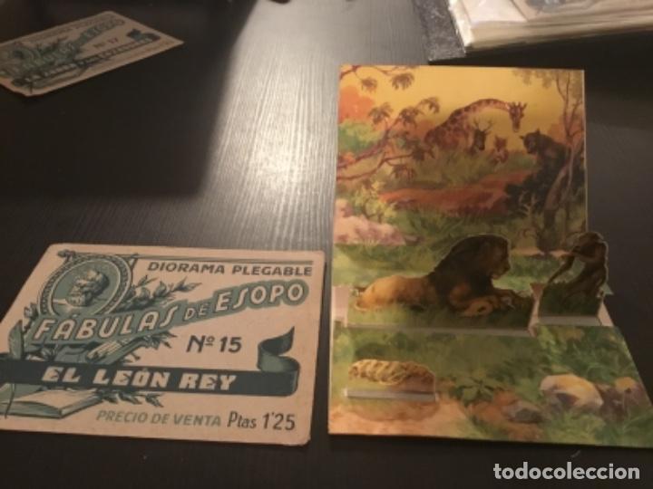 Otros Art&iacute;culos de Coleccionismo en Papel: Diorama ediciones Barsal Fabulas de Esopo El leon rey 15