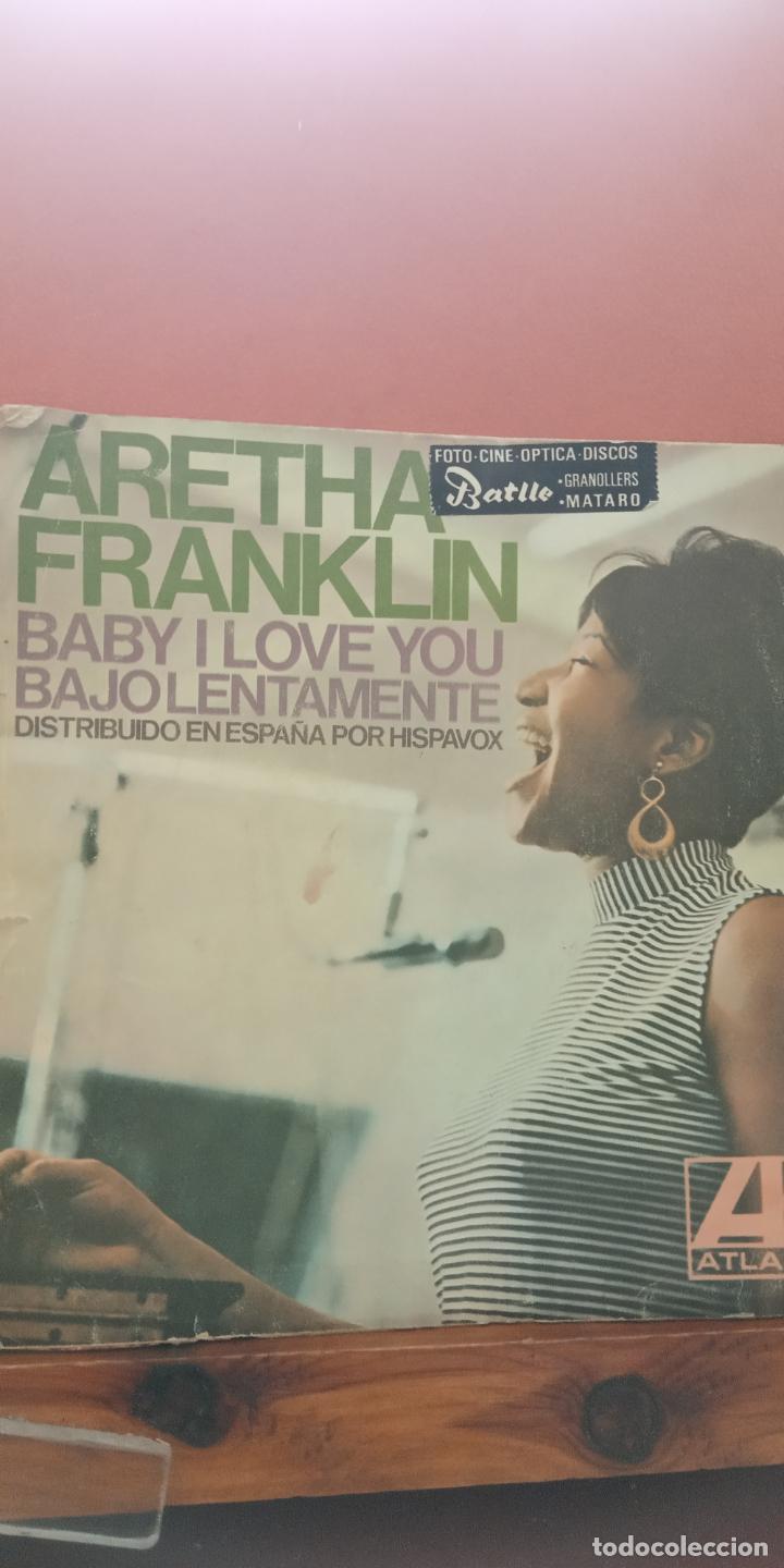 Sammelleidenschaft Andere Papierartikel: CAR&Aacute;TULA SINGLE. ARETHA FRANKLIN. BABY I LOVE YOU. SOLO CARATULA