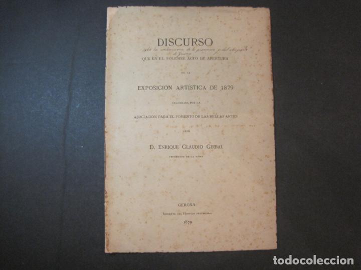 Sammelleidenschaft Andere Papierartikel: DISCURSO SOBRE LAS CONSTRUCCIONES PROVINCIA Y OBISPADO DE GIRONA-A&Ntilde;O 1879-VER FOTOS-(K-4767)