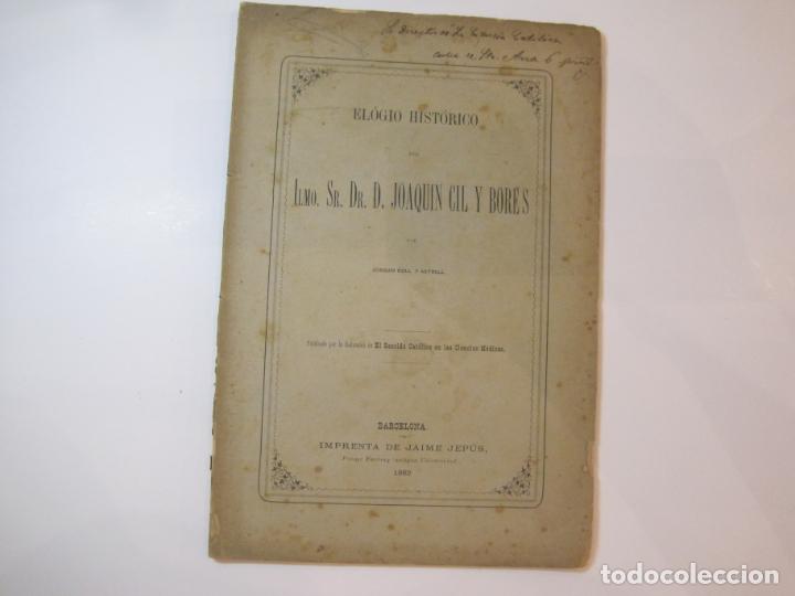 Sammelleidenschaft Andere Papierartikel: ELOGIO HISTORICO DE JOAQUIN CIL Y BORES-A&Ntilde;O 1882-VER FOTOS-(K-4768)