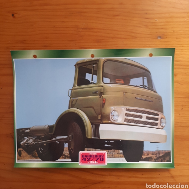 Collectionnisme Papier divers: Ficha camion barreiros 42/70