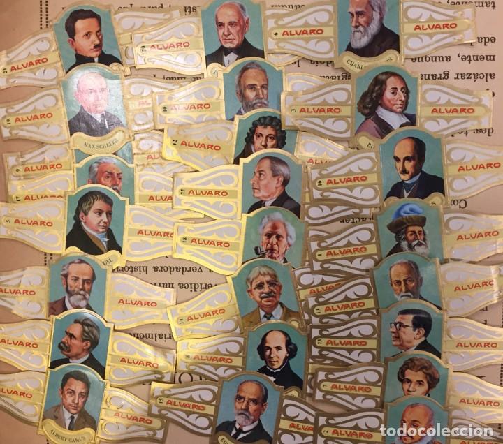 Otros Art&iacute;culos de Coleccionismo en Papel: 24 VITOLAS ALVARO, SERIE III, FILOSOFOS