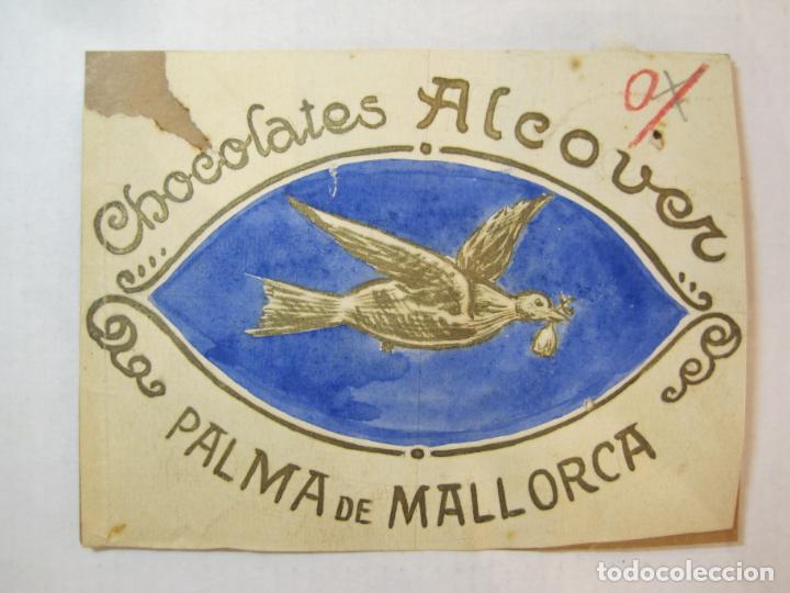 Otros art&iacute;culos de coleccionismo en papel: PALMA DE MALLORCA-CHOCOLATES ALCOVER-ORIGINAL PUBLICIDAD-VER FOTOS-(K-4892)