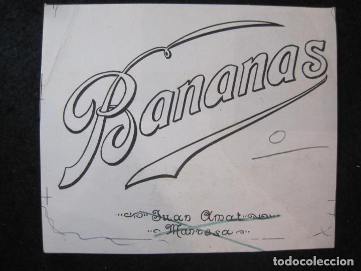 Collectionnisme Papier divers: BANANAS-JUAN AMAT-MANRESA-ORIGINAL PUBLICIDAD-VER FOTOS-(K-4895)
