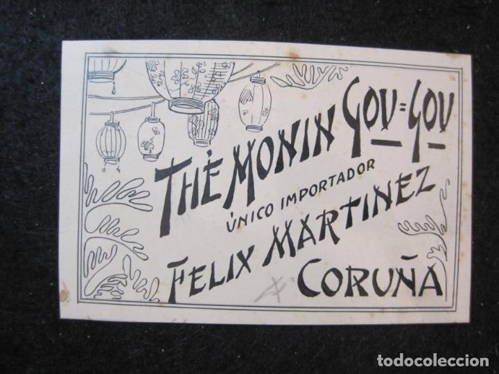 Otros art&iacute;culos de coleccionismo en papel: LA CORU&Ntilde;A-THE MONIN GOV LOV-FELIX MARTINEZ-ORIGINAL PUBLICIDAD-VER FOTOS-(85.880)