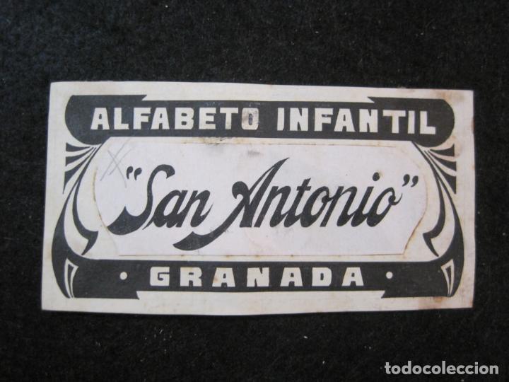 Otros art&iacute;culos de coleccionismo en papel: GRANADA-ALFABETO INFANTIL SAN ANTONIO-ORIGINAL PUBLICIDAD-VER FOTOS-(85.881)