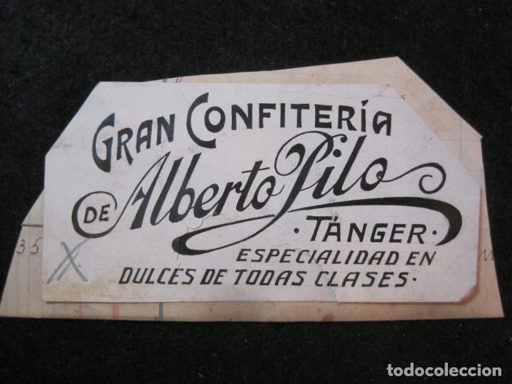 Paper Collecting Others: TANGER-GRAN CONFITERIA ALBERTO PILO-ORIGINAL PUBLICIDAD-VER FOTOS-(85.882)