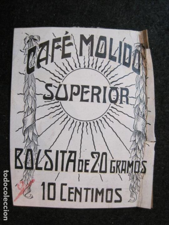 Outros artigos de papel: CAFE MOLIDO SUPERIOR BOLSITA DE 20 GRAMOS-ORIGINAL PUBLICIDAD-VER FOTOS-(85.890)