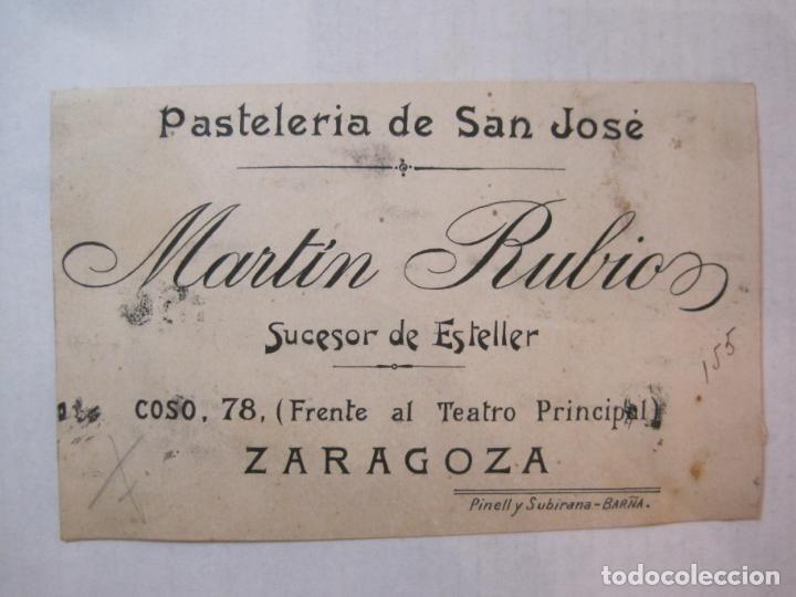 Paper Collecting Others: ZARAGOZA-PASTELERIA DE SAN JOSE-MARTIN RUBIO-ORIGINAL PUBLICIDAD-VER FOTOS-(85.900)