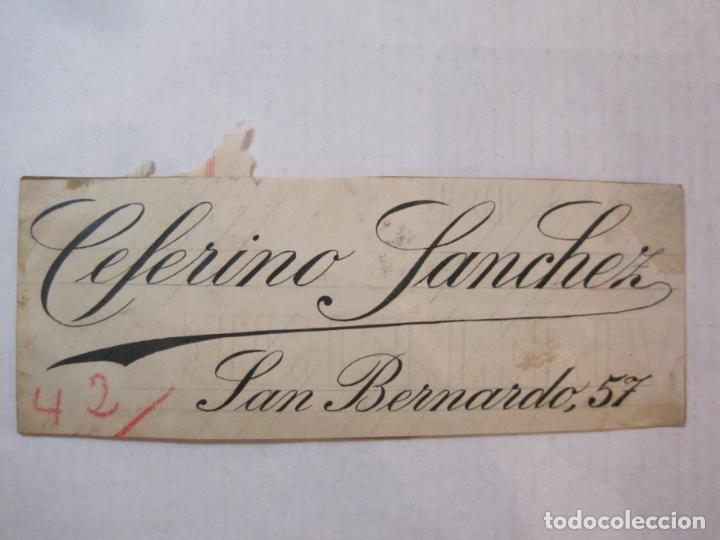 Paper Collecting Others: CEFERINO SANCHEZ-ORIGINAL PUBLICIDAD-VER FOTOS-(85.902)