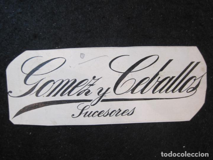 Paper Collecting Others: GOMEZ Y CEBALLOS SUCESORES-ORIGINAL PUBLICIDAD-VER FOTOS-(85.906)