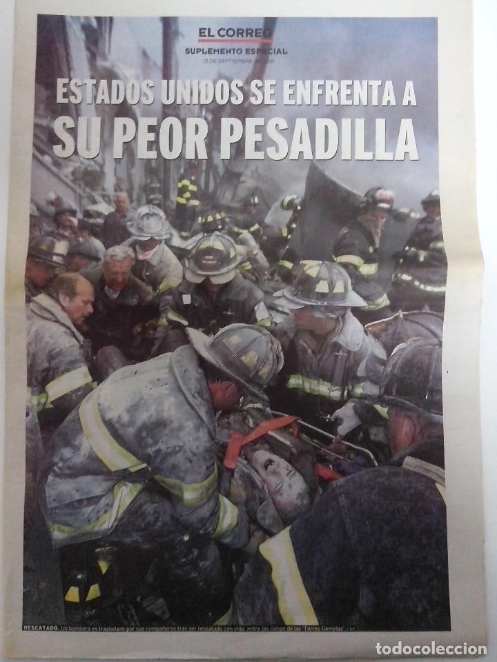 Collectionnisme Papier divers: SUPLEMENTO ESPECIAL DE &rdquo;EL CORREO&rdquo; TORRES GEMELAS SEPTIEMBRE 2001