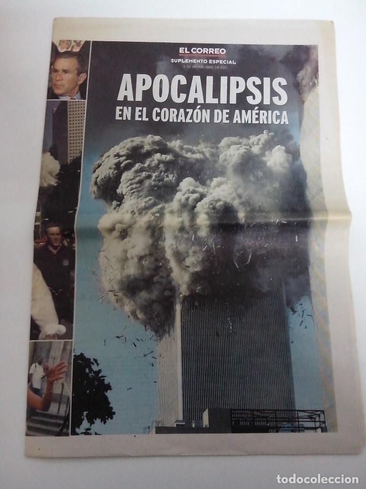 Collectionnisme Papier divers: SUPLEMENTO ESPECIAL DE &rdquo;EL CORREO&rdquo; TORRES GEMELAS SEPTIEMBRE 2001